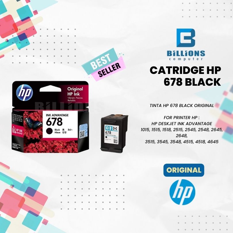 CATRIDGE HP 678 BLACK