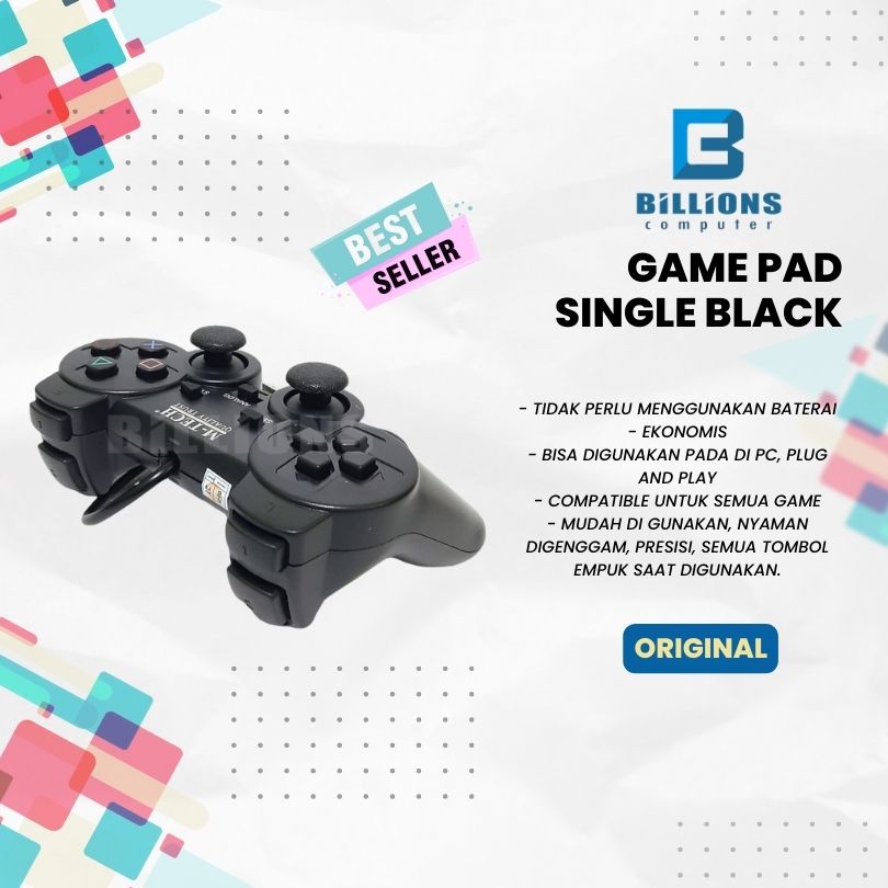 GAME PAD SINGLE BLACK