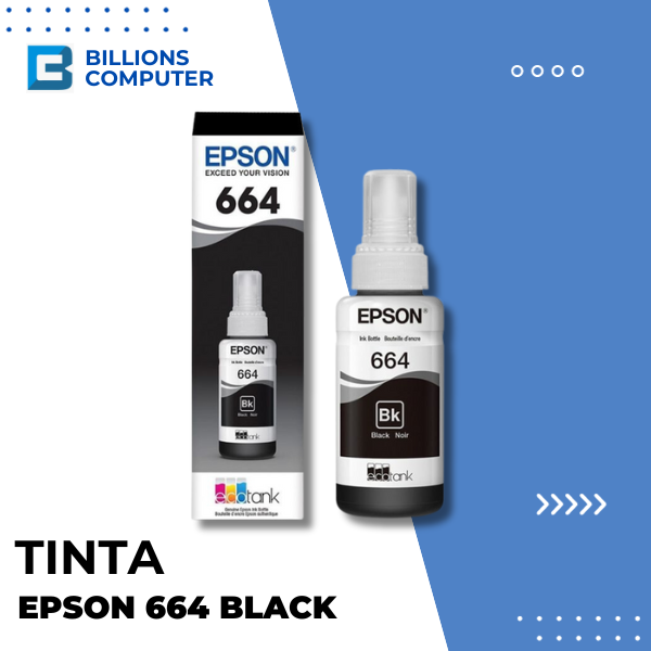 Tinta Epson 664 Black Original