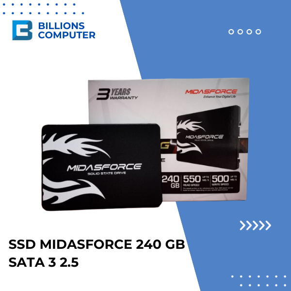 SSD Midas Force 240GB Sata