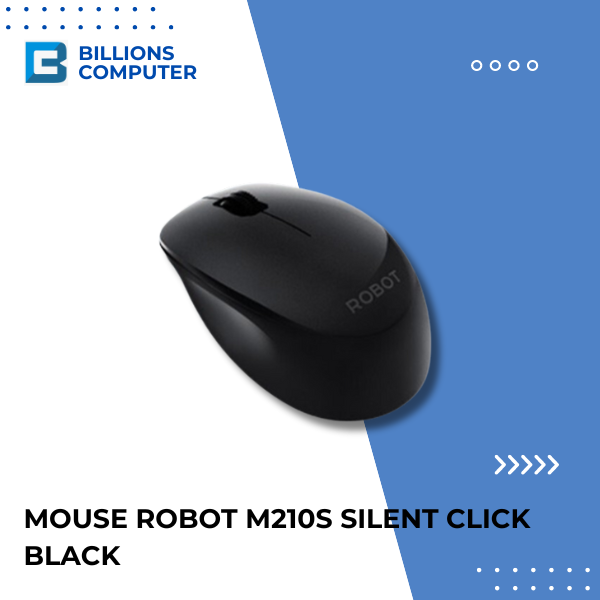 Mouse Robot M210S Silent Click Black
